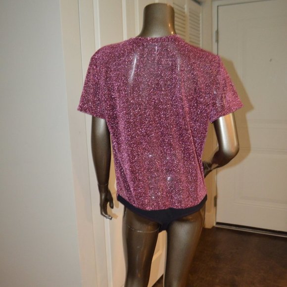 ALIX NYC Essex Metallic Stretch-Knit Bodys… - Picture 3 of 7
